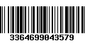 Código de Barras 3364699043579