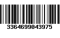 Código de Barras 3364699043975