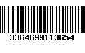 Código de Barras 3364699113654