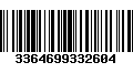 Código de Barras 3364699332604