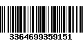 Código de Barras 3364699359151