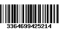 Código de Barras 3364699425214