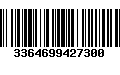 Código de Barras 3364699427300