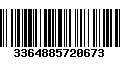 Código de Barras 3364885720673