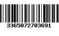 Código de Barras 3365072703691