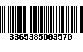 Código de Barras 3365385003570