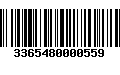 Código de Barras 3365480000559