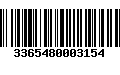 Código de Barras 3365480003154