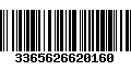 Código de Barras 3365626620160