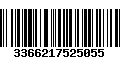 Código de Barras 3366217525055