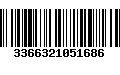 Código de Barras 3366321051686