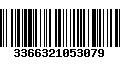 Código de Barras 3366321053079