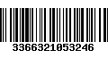 Código de Barras 3366321053246