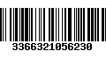 Código de Barras 3366321056230