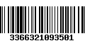 Código de Barras 3366321093501