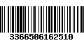 Código de Barras 3366506162510