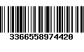 Código de Barras 3366558974420