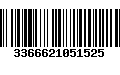 Código de Barras 3366621051525