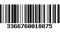 Código de Barras 3366760018875