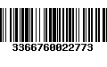 Código de Barras 3366760022773