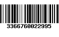 Código de Barras 3366760022995