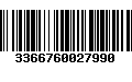 Código de Barras 3366760027990