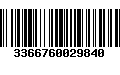 Código de Barras 3366760029840