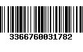 Código de Barras 3366760031782