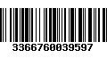 Código de Barras 3366760039597