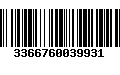 Código de Barras 3366760039931