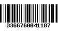 Código de Barras 3366760041187