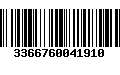 Código de Barras 3366760041910