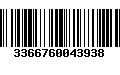 Código de Barras 3366760043938