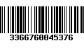 Código de Barras 3366760045376