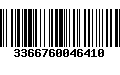 Código de Barras 3366760046410