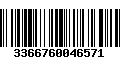 Código de Barras 3366760046571