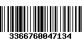 Código de Barras 3366760047134