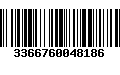 Código de Barras 3366760048186