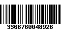 Código de Barras 3366760048926