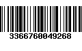 Código de Barras 3366760049268