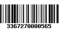 Código de Barras 3367270000565