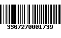 Código de Barras 3367270001739