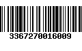 Código de Barras 3367270016009