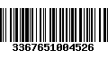 Código de Barras 3367651004526