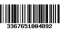 Código de Barras 3367651004892