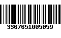 Código de Barras 3367651005059