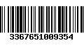 Código de Barras 3367651009354