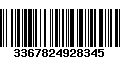 Código de Barras 3367824928345