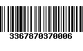 Código de Barras 3367870370006