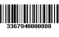 Código de Barras 3367940000888